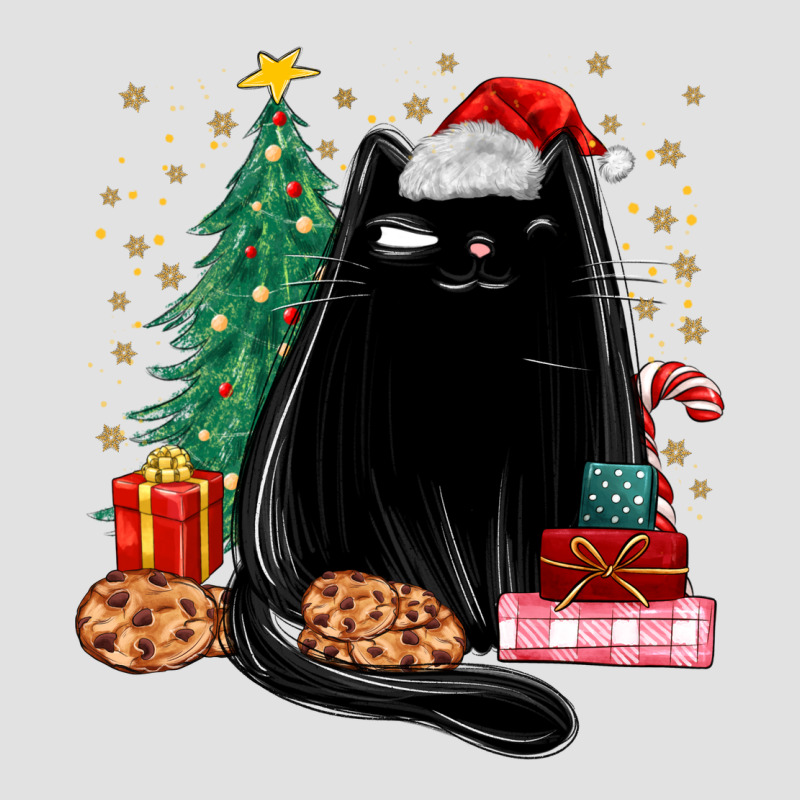 Christmas Black Cat Premium Hoodie by MaliasSmallBusiness | Teevron