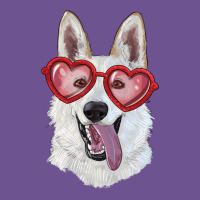White Shepherd With Love Glasses Vintage Tee | Teevron