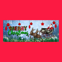 Merry Christmas With Santa Sleigh Zipper Hoodie | Teevron