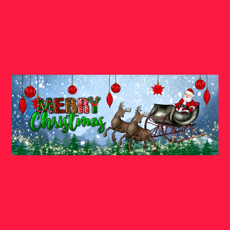 Merry Christmas With Santa Sleigh Zipper Hoodie by BundleAndBundleShop | Teevron