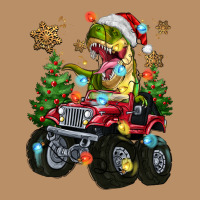 Christmas T-rex With Monster Truck Vintage Hoodie | Teevron