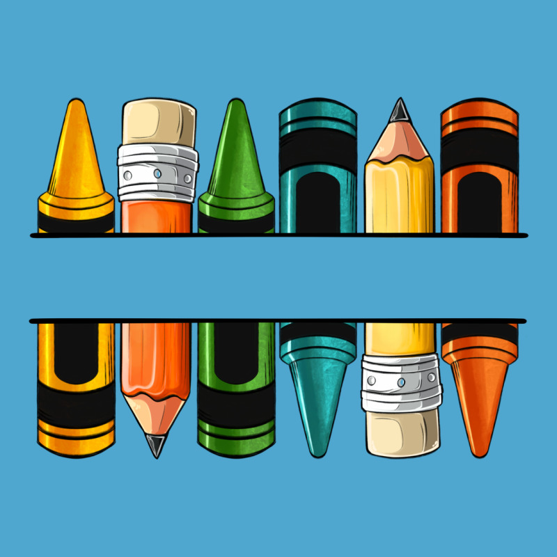 Custom Crayons With Pencil Premium Hoodie by NancyCooperArtShop | Teevron
