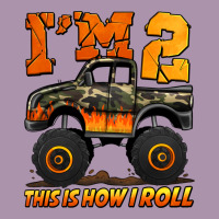 I'm Two This Is How I Roll Monster Truck Birthday Heavyweight Hoodie | Teevron
