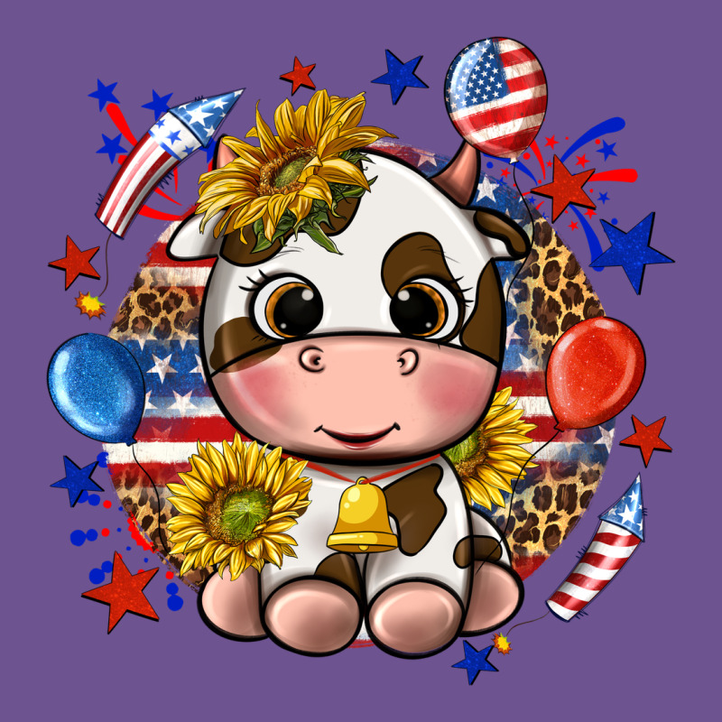 Cute Cow Fourth Of July Vintage Tee by texasbilliewilder | Teevron