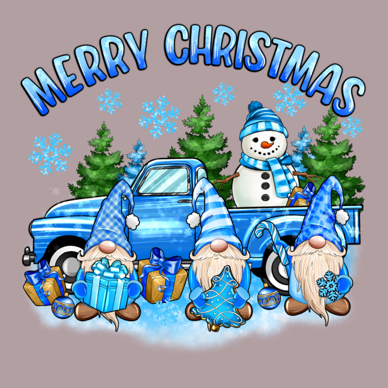Merry Christmas Snowman Gnomes Truck Vintage Hoodie by MaliasSmallBusiness | Teevron