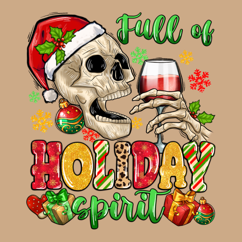 Full Of Holiday Spirit Vintage Hoodie by MaliasSmallBusiness | Teevron
