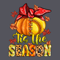 Tis The Season Fall Softball Vintage Hoodie | Teevron