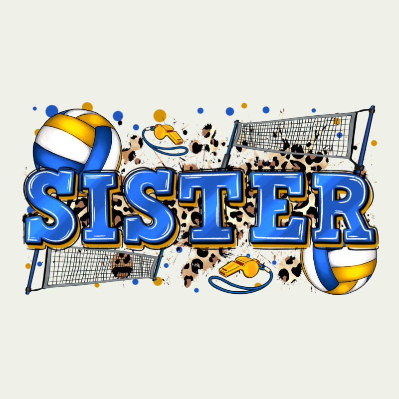Sister Volleyball Urban Heavy Tee by Zillion Design Studio | Teevron