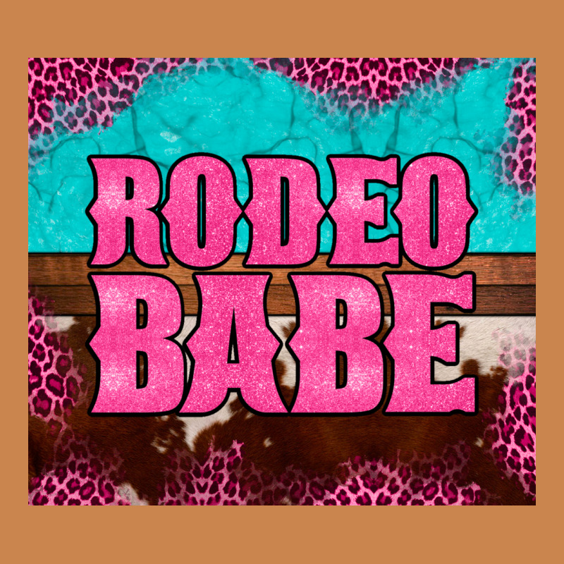 Rodeo Babe Cowhide Leopard Turquoise Heavyweight Hoodie by BarkalooDesign | Teevron
