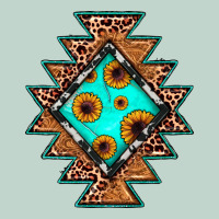 Aztec Leopard Turquoise Sunflower Zipper Hoodie | Teevron