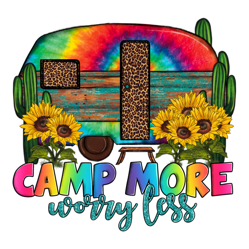 Camp More Worry Less With Caravan Premium Tee by Artiststas | Teevron
