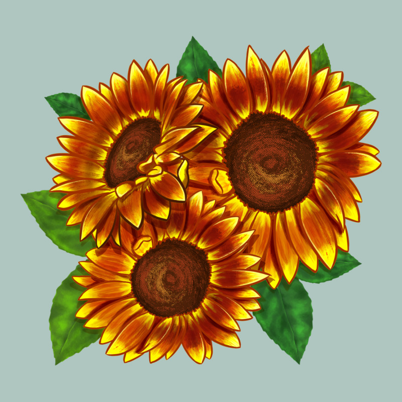 Tiger Eyes Sunflower Premium Sweatshirt by LillyAllenDesigns | Teevron