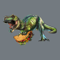 T-rex Dinosaur Holding A Taco Heavyweight Sweatshirt | Teevron