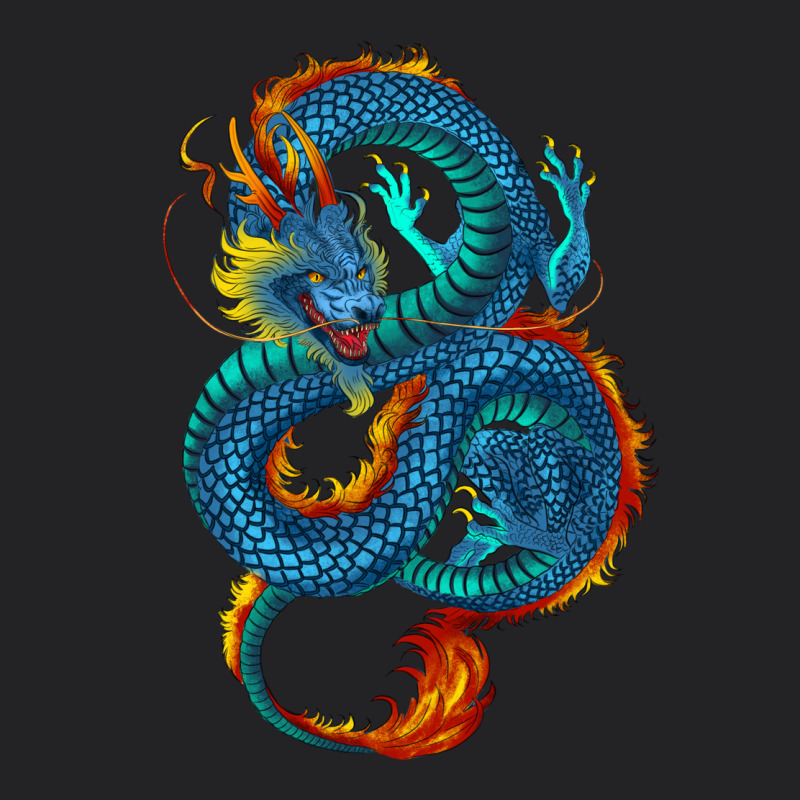 Blue Dragon Vintage Tee by RanaPortraitStore | Teevron
