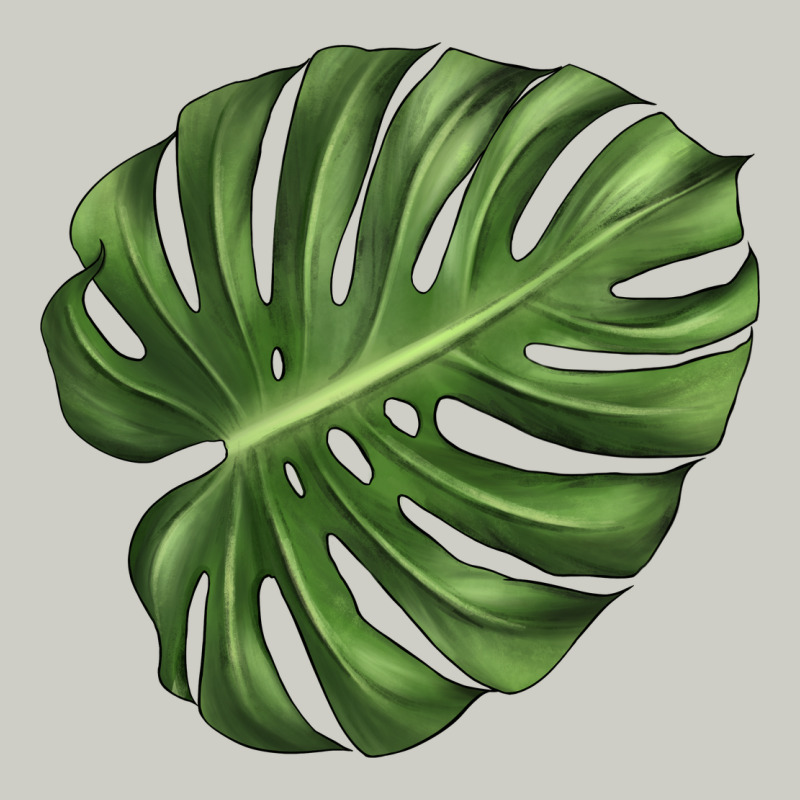 Monstera Leaf Heavyweight Hoodie by LillyAllenDesigns | Teevron