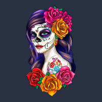 Sugar Skull Girl Heavyweight Sweatshirt | Teevron