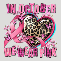 Western Leopard  In October We Wear Pink Heart Zipper Hoodie | Teevron