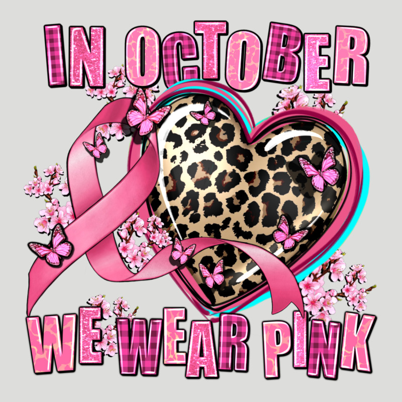 Western Leopard  In October We Wear Pink Heart Zipper Hoodie by AdoDesignShop | Teevron