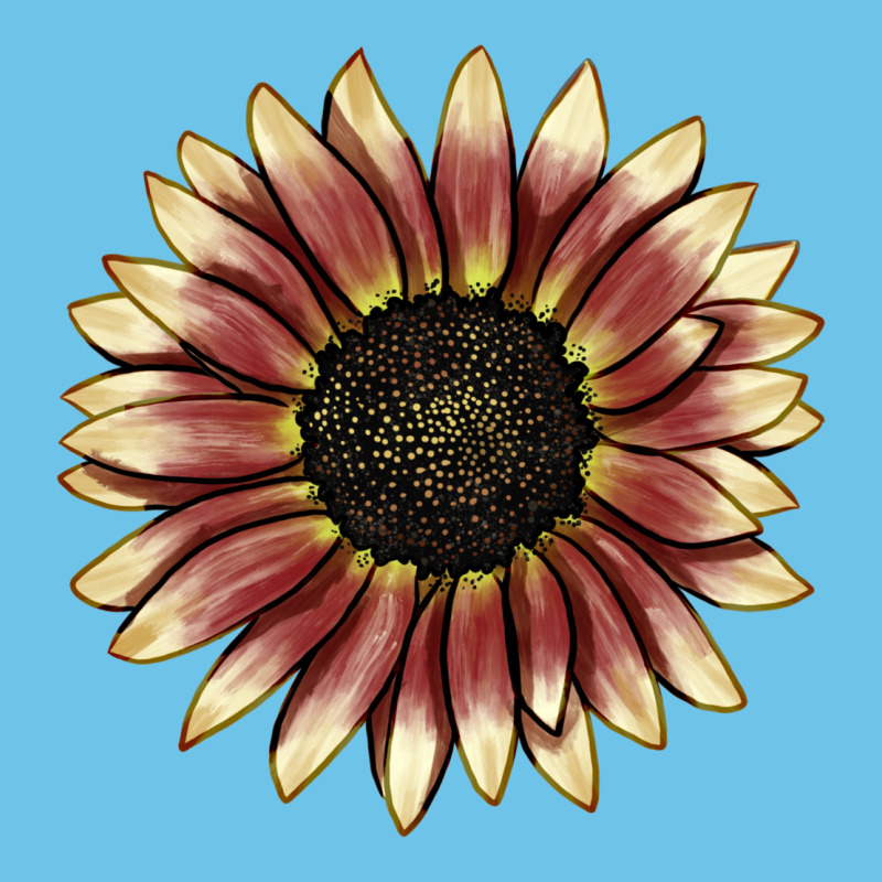 Strawberry Blonde Sunflower Premium Sweatshirt by LillyAllenDesigns | Teevron