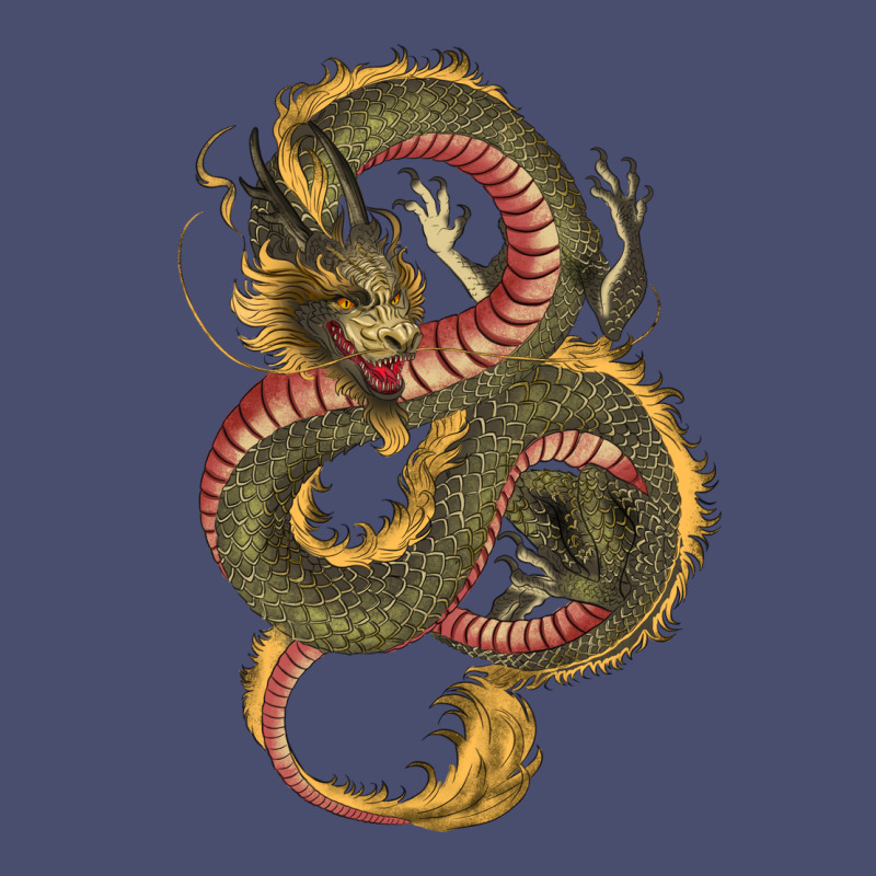 Green And Yellow Dragon Vintage Tee by RanaPortraitStore | Teevron