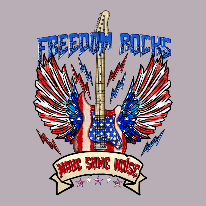 Freedom Rocks Make Some Noise Vintage Tee by texasbilliewilder | Teevron