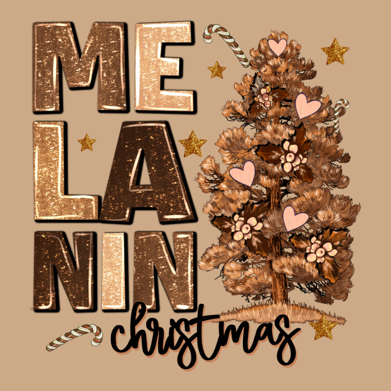 Melanin Christmas With Christmas Tree Vintage Hoodie by MaliasSmallBusiness | Teevron
