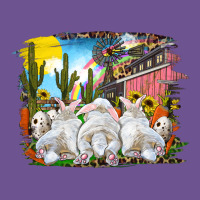 Easter Farm With Bunnies Vintage Tee | Teevron