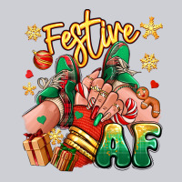 Festive Af Christmas Caucasian Girl Sneakers Heavyweight Sweatshirt | Teevron
