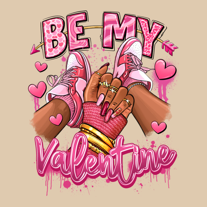 Be My Valentine Afro Girl Sneakers Heavyweight Sweatshirt by RanaPortraitStore | Teevron