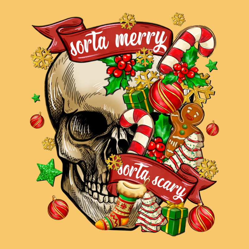 Sorta Merry Sorta Scary Vintage Hoodie by MaliasSmallBusiness | Teevron