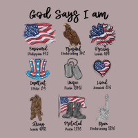 God Says I Am Vintage Hoodie | Teevron