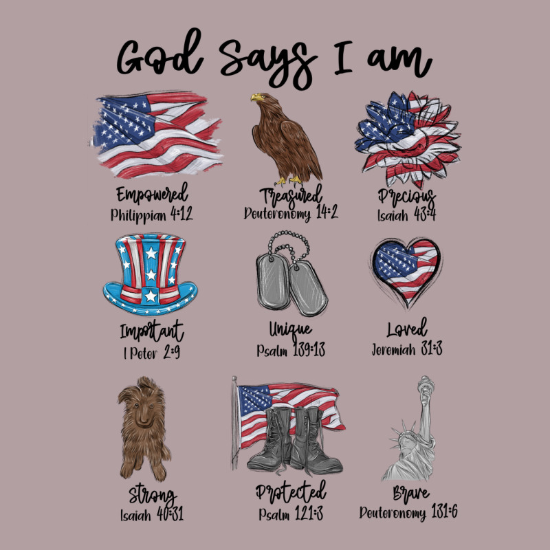 God Says I Am Vintage Hoodie by MaliasSmallBusiness | Teevron