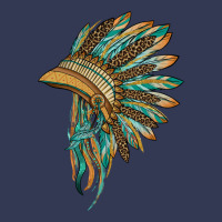 Indian Leopard Headdress Blue Heavyweight Hoodie | Teevron