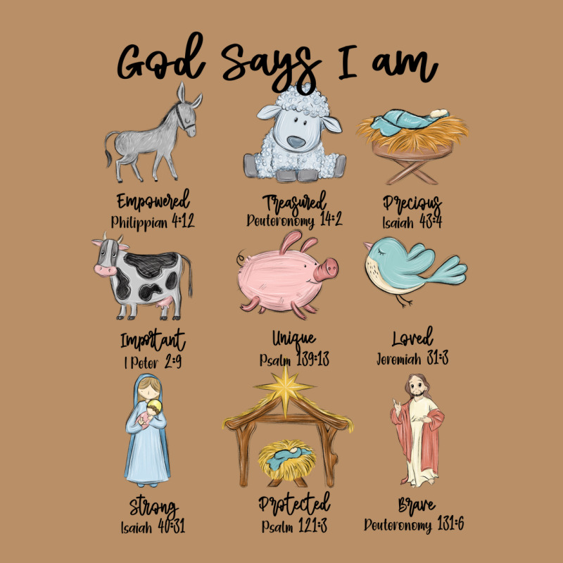 God Says I Am Vintage Hoodie by MaliasSmallBusiness | Teevron