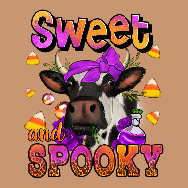 Sweet And Spooky Halloween Cow Heavyweight Hoodie by Jasminsmagicworld | Teevron