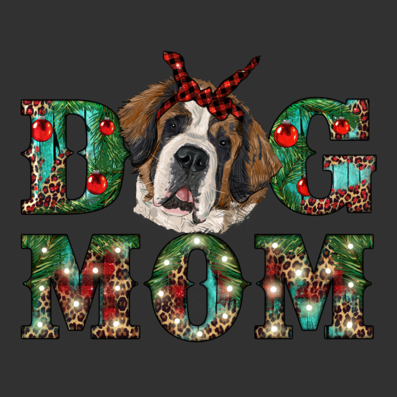 Christmas St. Bernard Dog Mom Urban Heavy Tee by RanaPortraitStore | Teevron