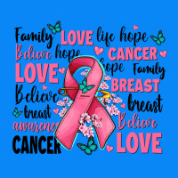 Breast Cancer Ribbons With Cancer Words Zipper Hoodie | Teevron