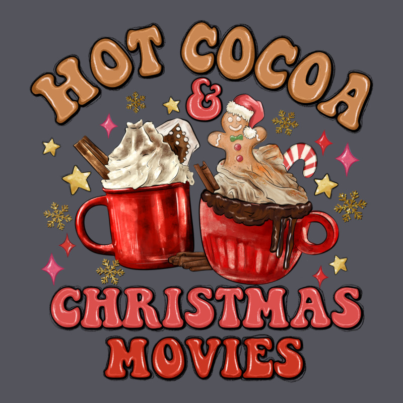 Hot Cocoa And Christmas Movies Vintage Hoodie by MaliasSmallBusiness | Teevron