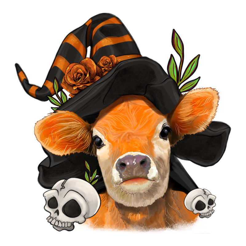 Halloween Witch Cow Heavyweight Hoodie by Jasminsmagicworld | Teevron