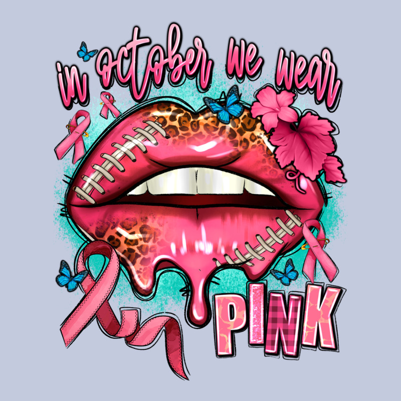 In October We Wear Pink  Lips Long Sleeve Tee by AdoDesignShop | Teevron