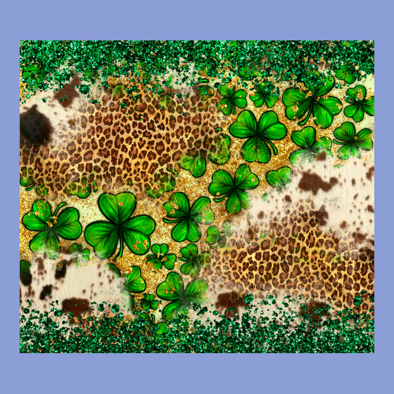 St. Patrick's Day Shamrock Tumbler St. Patricks Long Sleeve Tee by Neo Western | Teevron