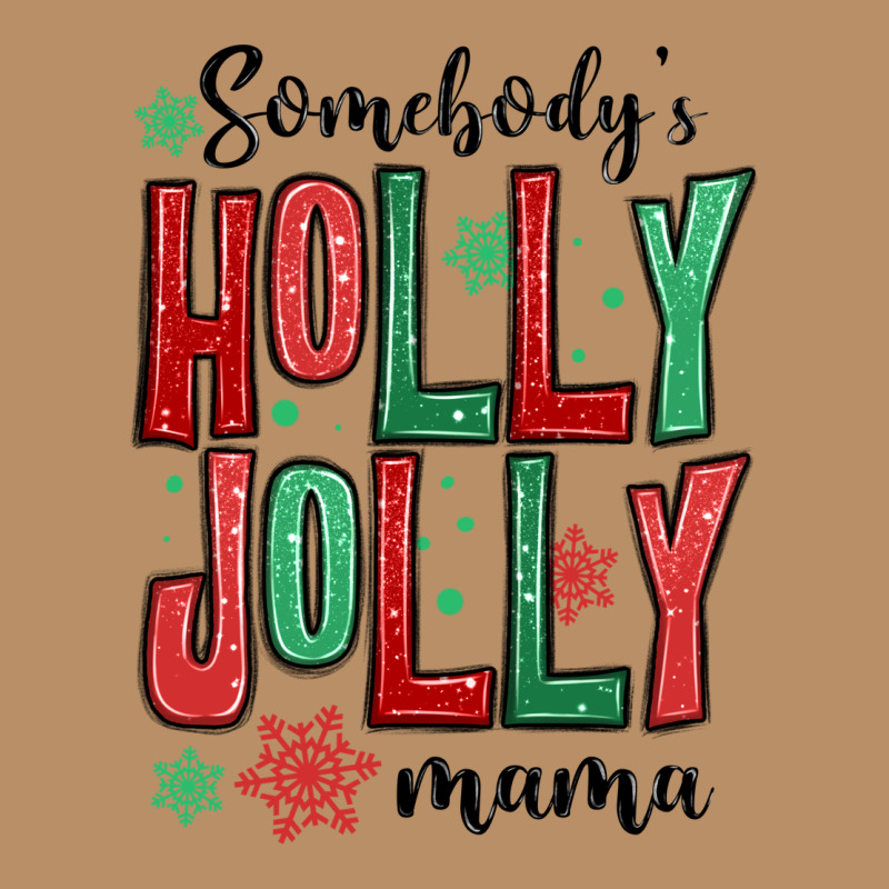 Somebodys Holly Jolly Mama Vintage Hoodie by MaliasSmallBusiness | Teevron
