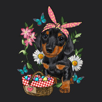 Easter Dachshund Vintage Tee | Teevron