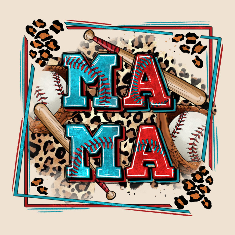 Baseball Mama With Leopard Urban Heavy Tee by Zillion Design Studio | Teevron