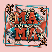 American Football Mama With Leopard Urban Heavy Tee | Teevron