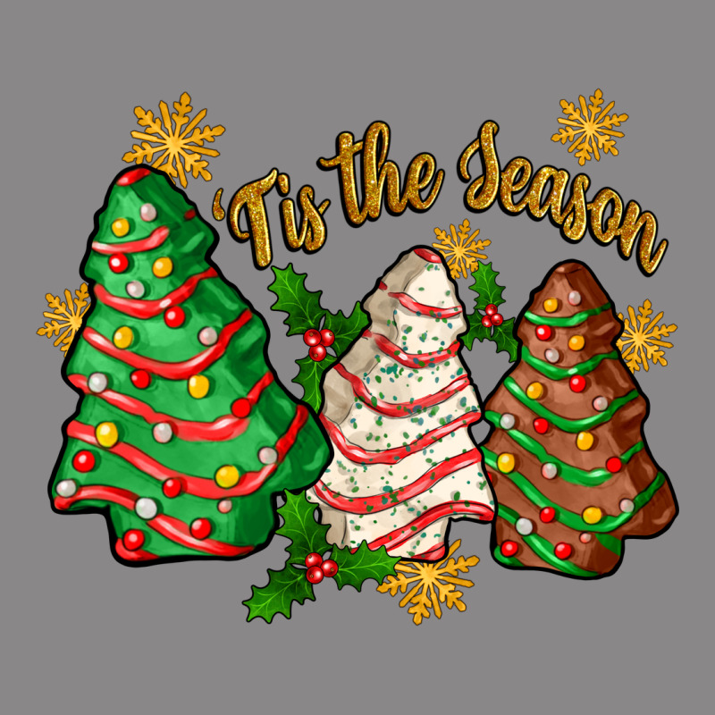 Tis The Season Christmas Cake Vintage Tee by Zillion Design Studio | Teevron