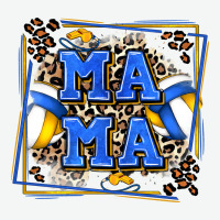 Volleyball Mama With Leopard Urban Heavy Tee | Teevron