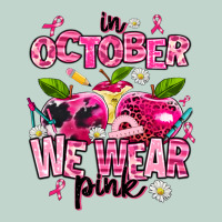 In October We Wear Pink Teachers Zipper Hoodie | Teevron