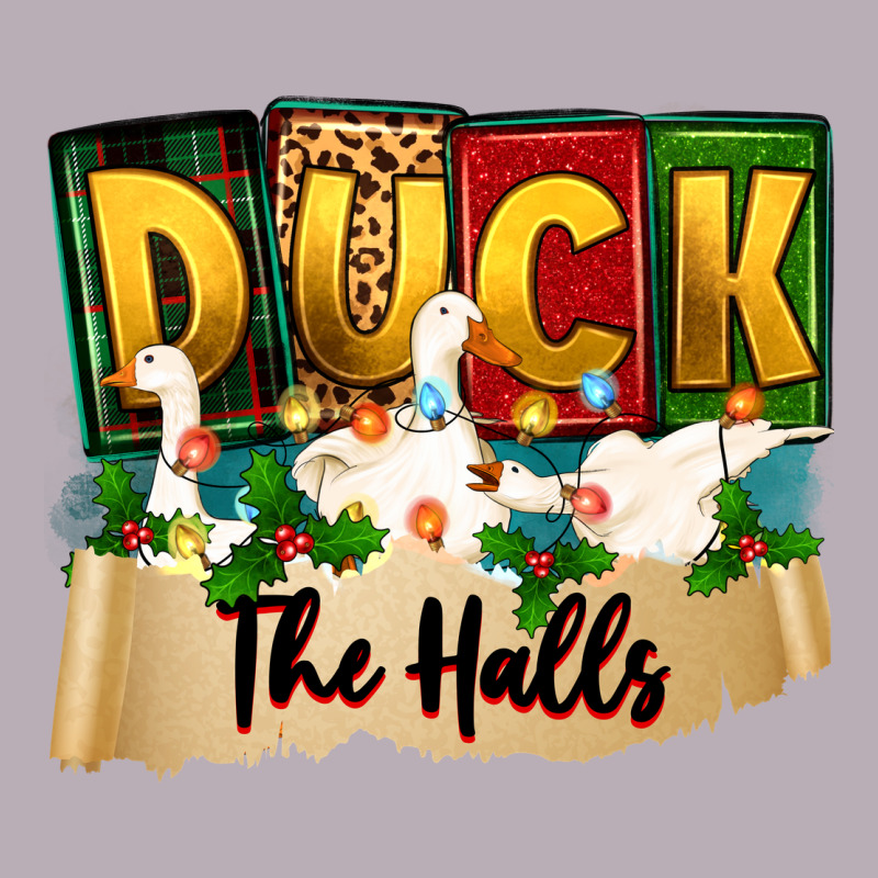 Christmas Duck The Halls Vintage Tee by Zillion Design Studio | Teevron