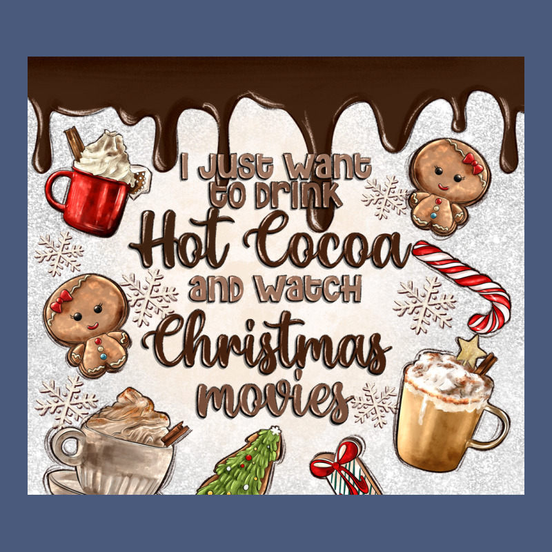 I Just Want To Drink Hot Cocoa Vintage Hoodie by MaliasSmallBusiness | Teevron